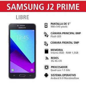 Galaxy J2 prime,nuevos,libres y con garantia