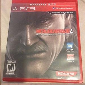 Metal gear 4 y GOW ascension