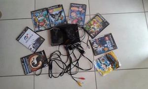 PLAYSTATION 2 SHIPEADA CON 39 JUEGOS EN CAJA ORIGINAL