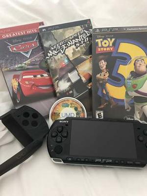 Psp  Con Funda Y Juegos