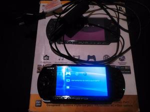Psp  Flasheada+cargador+caja+memoria 8gb