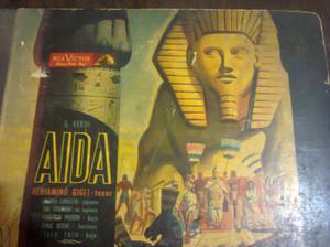 opera aida en discos de pasta 78 rpm. ver detalles