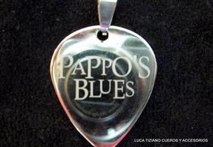 Dije Acero Quirurgico 316l Pua Pappo's Blues