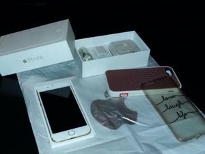 VENDO IPHONE 6 GOLD 16 GB IMPECABLE COMPLETO