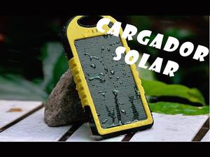 Cargador portátil solar