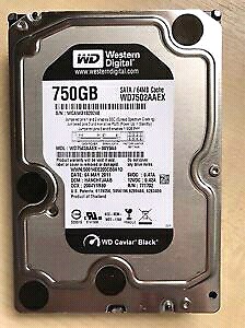 Disco duro 750gb WD CAVIAR BLACK