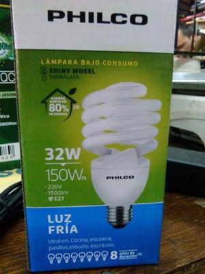 Lámpara bajo consumo 32w=150 (pack x 10)