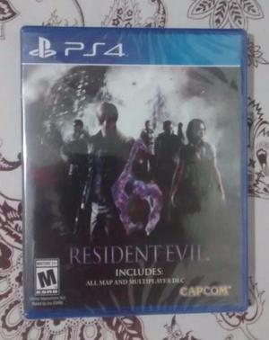 Resident Evil 6 PS4 FISICO SELLADO NUEVO