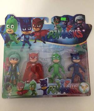 Muñecos Pjmasks Pack X4 Con Luz