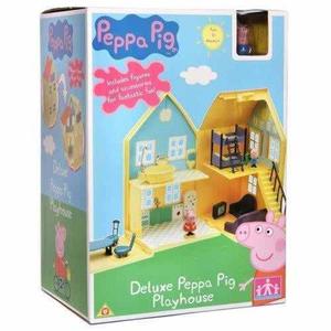 Peppa Pig- Casa Deluxe Play Set - Para Jugar- Giro Didactico