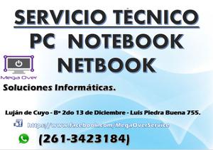 SERVICIO TECNICO PC, NOTEBOOK, GPS