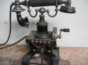 Telefono antiguo siglo XIX araña Erickson