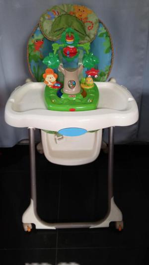 silla de comer fisher price con accesorios