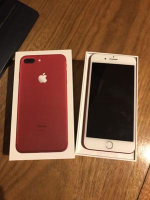Iphone 7 plus 128GB Rojo nuevo