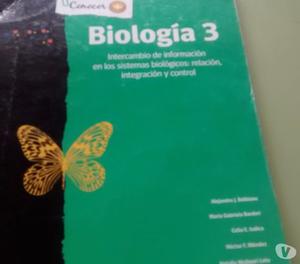Libro de biologia 3, perfecto estado !!