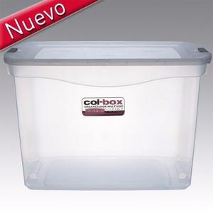 6 Cajas Plásticas Apilables 80 Lts Mega Col Box Colombraro