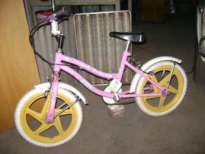 Bicicleta para niña rodado 12 color rosa
