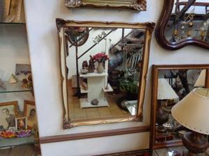 Decorativo espejo marco antiguo francés. Antigua Saudade