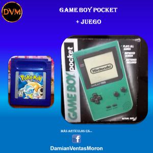 Game boy pocket + juego - IMPECABLE