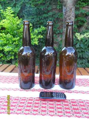 Lote 3 Botellas Réplica Antiguas Cervecería Quilmes Ed Esp