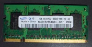 Memoria Notebook Netbook Samsung 1gb DDR2 2rx16