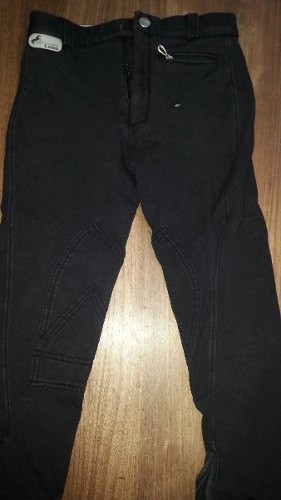 Pantalón Breech Para Equitación - Negro - Talle 10