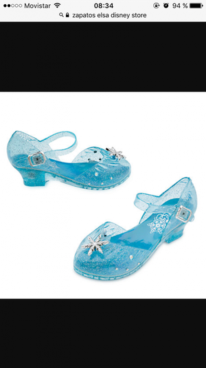 Zapatos Frozen Elsa originales Disney store con luces