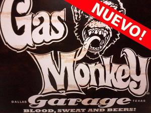 Cartel decorativo logo Gas Monkey Garage
