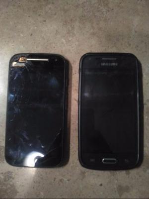 motorola e y samsung core plus