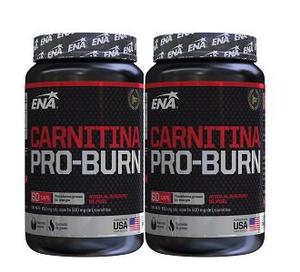 2 Carnitinas Pro Burns 60caps C/u Ena Sport Quemador Grasa