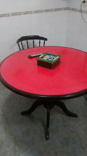 Mesa De Roble Con Juego De Sillas Tonet