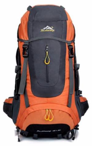 Mochila montañismo NUEVA nylon impermeable 70L. con