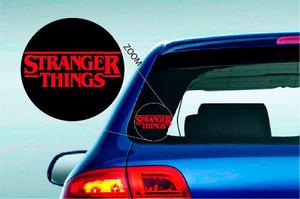 Stranger Things Logo Calco Sticker Vinilo Skin Decoración