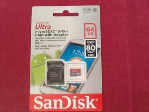 Tarjeta De Memoria Micro Sd Sandisk 64 Gb