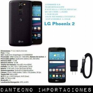 LG PHOENIX 2 16GB 4G LTE // NUEVOS EN CAJA CERRADA