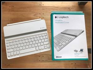 Teclado Bluetooth Logitech Ultrathin Blanco -ipad -impecable