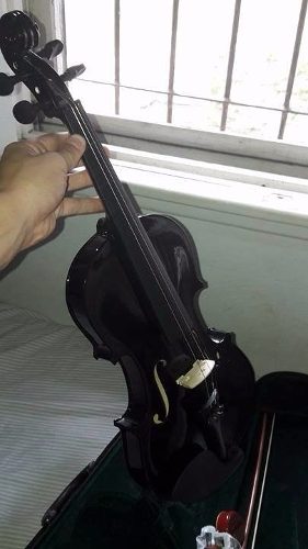 Violin Con Estuche Y Soporte De Apoyo