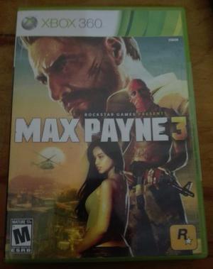 MAX PAYNE 3 Original NTSC Xbox360