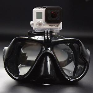 Mascara snorkel o buceo con soporte GoPro o similar