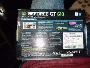 Placa de vídeo GeForce gigabyte gtgb ddr3