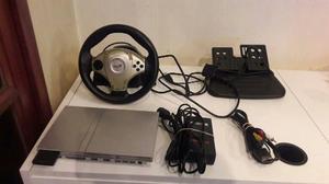 Play Station 2 Ps2 + Volante Y Pedalera