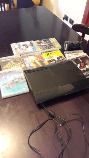 Vendo ps3 edición limitada con 8 juegos