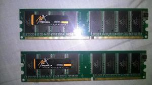 2 RAM 512MB C/U DDR (DDR1) 64X8