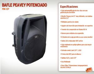 Bafle Activo Peavey Pbk 12p 2 Vias