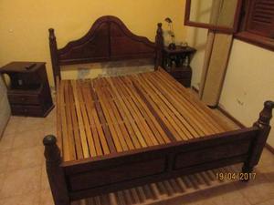 Cama De Algarrobo De 2 Plazas