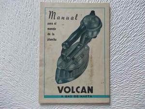 - Manual Plancha Volcan, A Nafta 