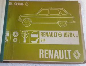 Manual Renault 6 Gtl Modelo 914