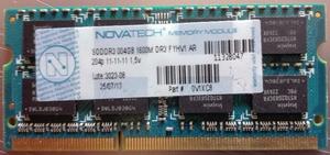 Memoria Novatech SODIMM DDRMhz 4GB - $ 450