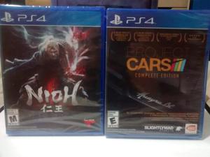 PS4 Nioh, Project Cars Complete Edition