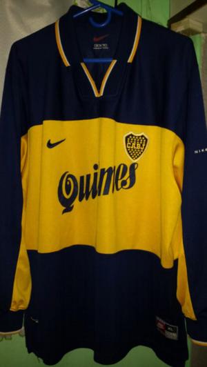 Camiseta Boca Juniors  Titular Manga Larga Nike